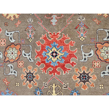 Load image into Gallery viewer, 9&#39;x11&#39;9&quot; Tortilla Brown, Natural Dyes, Natural Wool, Hand Knotted, Dense Weave, Afghan Peshawar With Serapi Heriz Design, Oriental Rug FWR513804