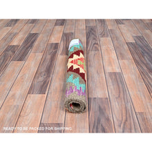 Load image into Gallery viewer, 2&#39;x3&#39; Colorful, Hand Woven, Pure Wool, Afghan Kilim With Geometric Pattern, Vegetable Dyes, Reversible, Flat Weave, Oriental Rug FWR514428