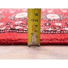 Load image into Gallery viewer, 6&#39;1&quot;x9&#39;4&quot; Crimson Red, Princess Bokara With Geometric Medallions, Vegetable Dyes, 100% Wool, Hand Knotted, Oriental Rug FWR514890
