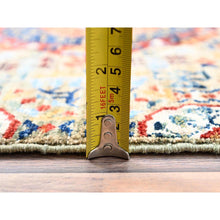 Load image into Gallery viewer, 2&#39;5&quot;x10&#39;3&quot; Cotton White, 200 Kpsi, 14th Century Mamluk Dynasty Pattern, Soft Wool, Natural Dyes, Hand Knotted, Runner Oriental Rug FWR515088