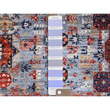 Load image into Gallery viewer, 8&#39;10&quot;x12&#39; Candy Red, Natural Wool, 200 Kpsi, 14th Century Mamluk Dynasty Pattern, Vegetable Dyes, Hand Knotted, Oriental Rug FWR515226