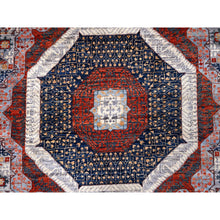 Load image into Gallery viewer, 8&#39;10&quot;x12&#39; Candy Red, Natural Wool, 200 Kpsi, 14th Century Mamluk Dynasty Pattern, Vegetable Dyes, Hand Knotted, Oriental Rug FWR515226