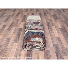 Load image into Gallery viewer, 8&#39;10&quot;x12&#39; Candy Red, Natural Wool, 200 Kpsi, 14th Century Mamluk Dynasty Pattern, Vegetable Dyes, Hand Knotted, Oriental Rug FWR515226