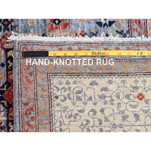 Load image into Gallery viewer, 8&#39;10&quot;x12&#39; Candy Red, Natural Wool, 200 Kpsi, 14th Century Mamluk Dynasty Pattern, Vegetable Dyes, Hand Knotted, Oriental Rug FWR515226