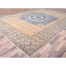 Load image into Gallery viewer, 9&#39;10&quot;x13&#39;10&quot; Almond Brown, 14th Century Mamluk Dynasty Pattern, 200 Kpsi, Vegetable Dyes, Soft Wool, Hand Knotted, Oriental Rug FWR515238