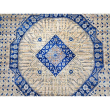 Load image into Gallery viewer, 9&#39;10&quot;x13&#39;10&quot; Almond Brown, 14th Century Mamluk Dynasty Pattern, 200 Kpsi, Vegetable Dyes, Soft Wool, Hand Knotted, Oriental Rug FWR515238