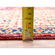 Load image into Gallery viewer, 5&#39;9&quot;x9&#39;7&quot; Vermilion Red, Hand Knotted, 14th Century Mamluk Dynasty Pattern, 200 Kpsi, Natural Dyes, Pure Wool, Oriental Rug FWR515292