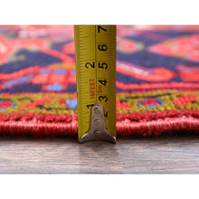 Load image into Gallery viewer, 10&#39;x12&#39;9&quot; Goji Berry Red, Hand Knotted 100% Wool, Semi Antique Persian Heriz Tribal Ambience, Good Condition, Oriental Rug FWR515334