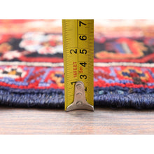 Load image into Gallery viewer, 8&#39;x11&#39;3&quot; Venetian Red, Good Condition, Hand Knotted Sides and Ends Professionally Secured, Cleaned, Semi Antique Evenly Worn Wool Persian Heriz with Tribal Ambience, Oriental Rug FWR515358