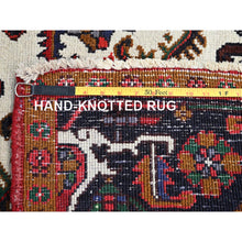 Load image into Gallery viewer, 6&#39;7&quot;x9&#39;2&quot; Spanish Red, Semi Antique Persian Heriz, Organic Wool, Sides And Ends Professionally Secured, Cleaned, Hand Knotted Soft And Full Pile, Oriental Rug FWR515514