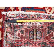 Load image into Gallery viewer, 8&#39;x10&#39;8&quot; Airbnb Red, Vintage Persian Heriz, Good condition, Cleaned, Abrash, Sides and Ends Professionally Secured, Hand Knotted, Oriental Rug FWR515610
