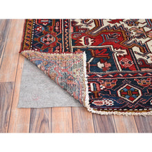Load image into Gallery viewer, 7&#39;9&quot;x11&#39;1&quot; Husker Red, Semi Antique Persian Heriz, Hand Knotted, Pure Wool, Great Condition, Sides And Ends Professionally Secured, Cleaned, Oriental Rug FWR515622