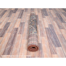 Load image into Gallery viewer, 3&#39;3&quot;x6&#39;6&quot; Brown Stone, Old Persian Baluch With Distinct Abrash, Cropped Thin, Evenly Worn Pure Wool Hand Knotted, Sheared Low Distressed Look, Excellent Condition, Clean With Sides And Ends Professionally Secured, Oriental Rug FWR516426