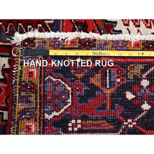 Load image into Gallery viewer, 7&#39;1&quot;x10&#39;4&quot; Eminence Purple, Rustic Feel, Soft Wool, Hand Knotted, Vintage Persian Tabriz, Worn Down, Oriental Rug FWR513246