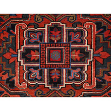 Load image into Gallery viewer, 7&#39;9&quot;x11&#39;3&quot; Venetian Red, Semi Antique Persian Heriz, Good Condition, Pure Wool, Hand Knotted, Sides And Ends Professionally Secured, Cleaned, Oriental Rug FWR516846