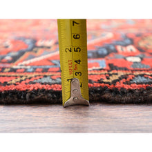 Load image into Gallery viewer, 7&#39;9&quot;x11&#39;3&quot; Venetian Red, Semi Antique Persian Heriz, Good Condition, Pure Wool, Hand Knotted, Sides And Ends Professionally Secured, Cleaned, Oriental Rug FWR516846