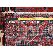 Load image into Gallery viewer, 7&#39;9&quot;x11&#39;3&quot; Venetian Red, Semi Antique Persian Heriz, Good Condition, Pure Wool, Hand Knotted, Sides And Ends Professionally Secured, Cleaned, Oriental Rug FWR516846