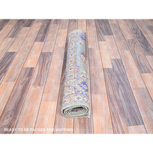 Load image into Gallery viewer, 2&#39;9&quot;x4&#39;4&quot; Quiet Shade Gray, Organic Wool, Afghan Ersari with Elephant Feet Design, Vegetable Dyes, Hand Knotted, Smaller Size Oriental Rug FWR517020