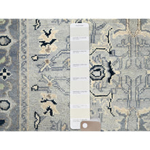 Load image into Gallery viewer, 3&#39;x4&#39;10&quot; Grandma and Dolphin Gray, Extra Soft Wool Serapi Heriz Design, Hand Knotted and Densely Woven, Oriental Natural Dyes Rug FWR518340