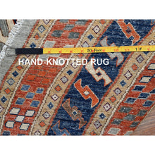 Load image into Gallery viewer, 8&#39;x8&#39; Distant Star Gray, Armenian Inspired Caucasian Design, All Over Small Birds Figurines, 200 Kpsi, Natural Dyes, 100% Wool, Hand Knotted, Oriental Round Rug FWR518472
