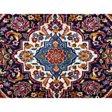 Load image into Gallery viewer, 9&#39;8&quot;x12&#39;10&quot; Pepper Red,old Persian Kashan With Central Medallion, Hand Knotted Extra Soft Wool, Sides And Ends Professionally Cleaned, Mint Condition, Full Pile And Soft, Oriental Rug FWR518562