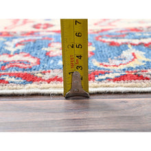 Load image into Gallery viewer, 3&#39;10&quot;x5&#39;8&quot; Snowbound White, Hand Knotted Afghan Kazak Densely Woven, Soft And Vibrant Wool Natural Dyes, Oriental Rug FWR518610