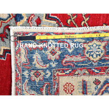 Load image into Gallery viewer, 3&#39;10&quot;x5&#39;8&quot; Snowbound White, Hand Knotted Afghan Kazak Densely Woven, Soft And Vibrant Wool Natural Dyes, Oriental Rug FWR518610