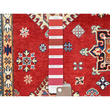 Load image into Gallery viewer, 12&#39;x15&#39;9&quot; Lattice Red, Hand Knotted Afghan Special Kazak, All Over Geometric Design,  Densely Woven, Pure Wool, Natural Dyes Oversized Oriental Rug FWR518904