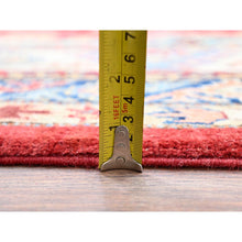 Load image into Gallery viewer, 12&#39;x15&#39;9&quot; Lattice Red, Hand Knotted Afghan Special Kazak, All Over Geometric Design,  Densely Woven, Pure Wool, Natural Dyes Oversized Oriental Rug FWR518904