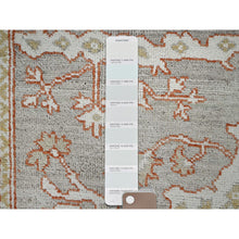 Load image into Gallery viewer, 10&#39;1&quot;x13&#39;8&quot; Gainsboro Gray, Extra Soft Wool With Flowing And Open Design, Natural Dyes, Hand Knotted, Denser Weave, Supple Collection Oushak Oriental Rug FWR519042