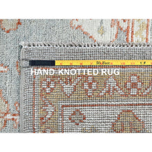 Load image into Gallery viewer, 10&#39;1&quot;x13&#39;8&quot; Gainsboro Gray, Extra Soft Wool With Flowing And Open Design, Natural Dyes, Hand Knotted, Denser Weave, Supple Collection Oushak Oriental Rug FWR519042