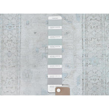 Load image into Gallery viewer, 10&#39;x13&#39;7&quot; Promenade White, Hand Knotted, Geometric Pattern, Soft To The Touch, Luxurious Wool, White Wash Peshawar, Chobi Oriental Rug FWR519066