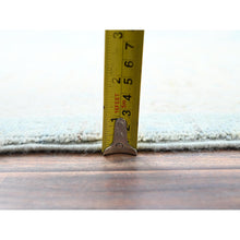 Load image into Gallery viewer, 10&#39;x13&#39;6&quot; Murmur Blue, White Wash Peshawar With All Over Khotan Repetitive Pomegranate Design, Pure Wool, Hand Knotted, Natural Dyes, Oriental Rug FWR519102