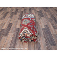 Load image into Gallery viewer, 6&#39;x8&#39;8&quot; Fire Brick Red, Afghan Tribal Super Kazak With All Over Medallions, Natural Dyes, Soft And Velvety Pure Wool, Hand Knotted, Oriental Rug FWR519360