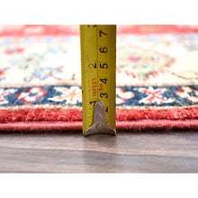 Load image into Gallery viewer, 6&#39;x8&#39;8&quot; Fire Brick Red, Afghan Tribal Super Kazak With All Over Medallions, Natural Dyes, Soft And Velvety Pure Wool, Hand Knotted, Oriental Rug FWR519360