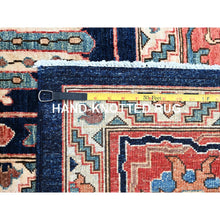 Load image into Gallery viewer, 12&#39;x17&#39;6&quot; Dallas Cowboys Blue With Indian Red, Aryana Bidjar Garus Design, Vegetable Dyes, Pure Wool, Hand Knotted, Oversized Oriental Rug FWR519438