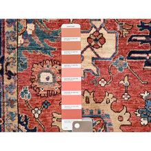 Load image into Gallery viewer, 6&#39;1&quot;x8&#39;10&quot; Cardinal Red, Vegetable Dyes, Heriz All Over Design, Ghazni Wool, Aryana Collection, Hand Knotted, Oriental Rug FWR519516