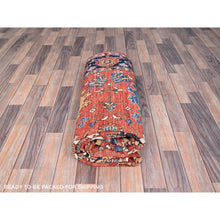 Load image into Gallery viewer, 6&#39;1&quot;x8&#39;10&quot; Cardinal Red, Vegetable Dyes, Heriz All Over Design, Ghazni Wool, Aryana Collection, Hand Knotted, Oriental Rug FWR519516