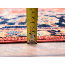 Load image into Gallery viewer, 6&#39;1&quot;x8&#39;10&quot; Cardinal Red, Vegetable Dyes, Heriz All Over Design, Ghazni Wool, Aryana Collection, Hand Knotted, Oriental Rug FWR519516