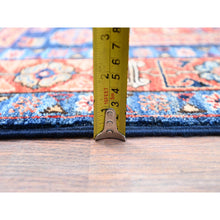 Load image into Gallery viewer, 2&#39;9&quot;x9&#39;1&quot; Tangerine Orange, Ghazni wool With Antique All Over Caucasian Design, Afghan, Hand Knotted, Vegetable Dyes, Hand Spun, Oriental Runner Rug FWR519624