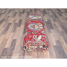 Load image into Gallery viewer, 8&#39;8&quot;x11&#39;10&quot; Heirloom Red, Hand Knotted, Vegetable Dyes, Pure Wool, Afghan Super Kazak, Denser Weave All Over Design, Oriental Rug FWR520284