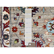 Load image into Gallery viewer, 8&#39;10&quot;x11&#39;7 Spanish Gray, Afghan Sultani With All Over Floral Pattern, Hand Knotted Densely Woven Pure Wool, Vegetable Dyes, Oriental Rug FWR520296