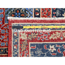 Load image into Gallery viewer, 9&#39;x12&#39; Yale Blue, Hand Knotted 100% Wool, Natural Dyes, 200 KPSI, 14th Century Mamluk Dynasty Pattern, Oriental Rug FWR520410