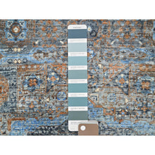 Load image into Gallery viewer, 2&#39;8&quot;x5&#39;8&quot; Swarovski Gray, 200 KPSI, Natural Dyes, Hand Knotted, 14th Century Mamluk Dynasty Pattern, All Wool, Oriental Rug FWR520530