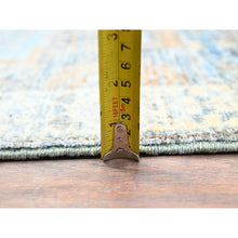 Load image into Gallery viewer, 2&#39;8&quot;x5&#39;8&quot; Swarovski Gray, 200 KPSI, Natural Dyes, Hand Knotted, 14th Century Mamluk Dynasty Pattern, All Wool, Oriental Rug FWR520530