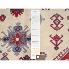 Load image into Gallery viewer, 8&#39;10&quot;x11&#39;8&quot; Casablanca White, Natural Dyes, Hand Knotted, With Densely Woven 100% Wool Kazak, Tribal Pattern, Oriental Rug FWR520614