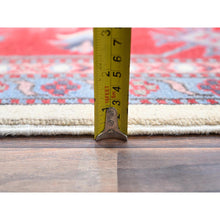 Load image into Gallery viewer, 8&#39;10&quot;x11&#39;8&quot; Casablanca White, Natural Dyes, Hand Knotted, With Densely Woven 100% Wool Kazak, Tribal Pattern, Oriental Rug FWR520614