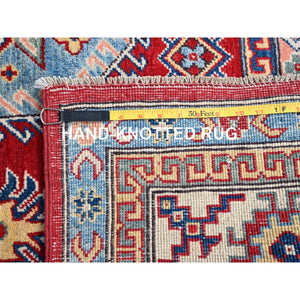 6'x9' Andorra Red, Nain with Flower Medallion Design, Hand Knotted, Wool and Silk, 250 KPSI, Soft Pile, Oriental Rug FWR549846