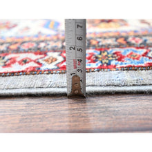 Load image into Gallery viewer, 10&#39;2&quot;x14&#39; Koala Gray And Dove White, Afghan Super Kazak With Geometric Medallions Design, Hand Knotted, Pure Wool, Denser Weave, Oriental Rug FWR521310