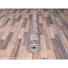 Load image into Gallery viewer, 4&#39;9&quot;x6&#39;7&quot; Bunny Gray, Hand Knotted Natural Dyes, Afghan Densely Woven Super Kazak With All Over Design, 100% Wool Oriental Rug FWR521352